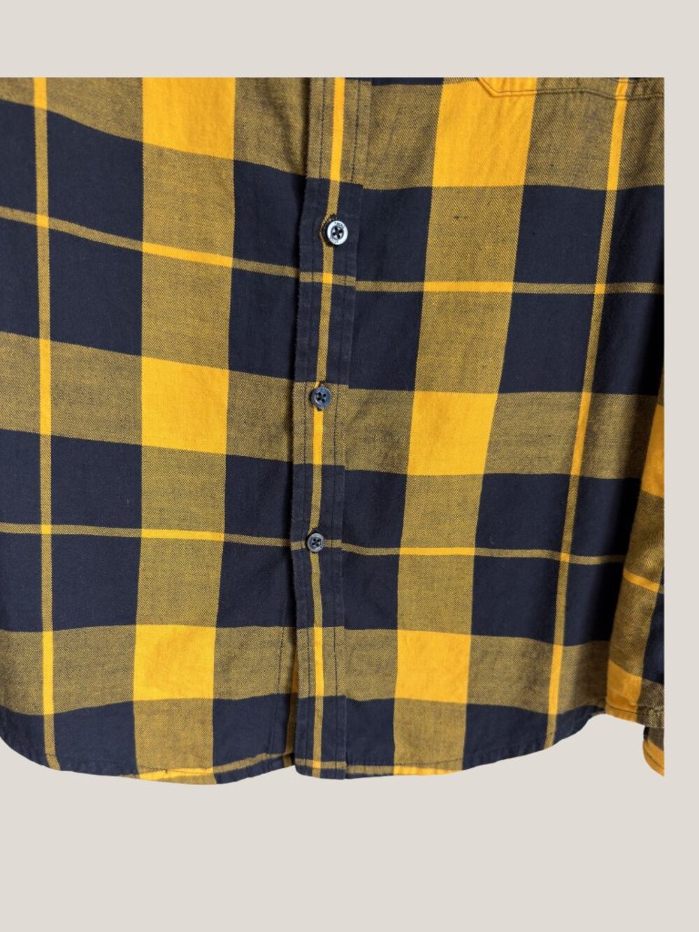 Vintage 2000s Ecko Unltd Buffalo Plaid Flannel Grunge Skater Long Sleeve S - Picture 6 of 11